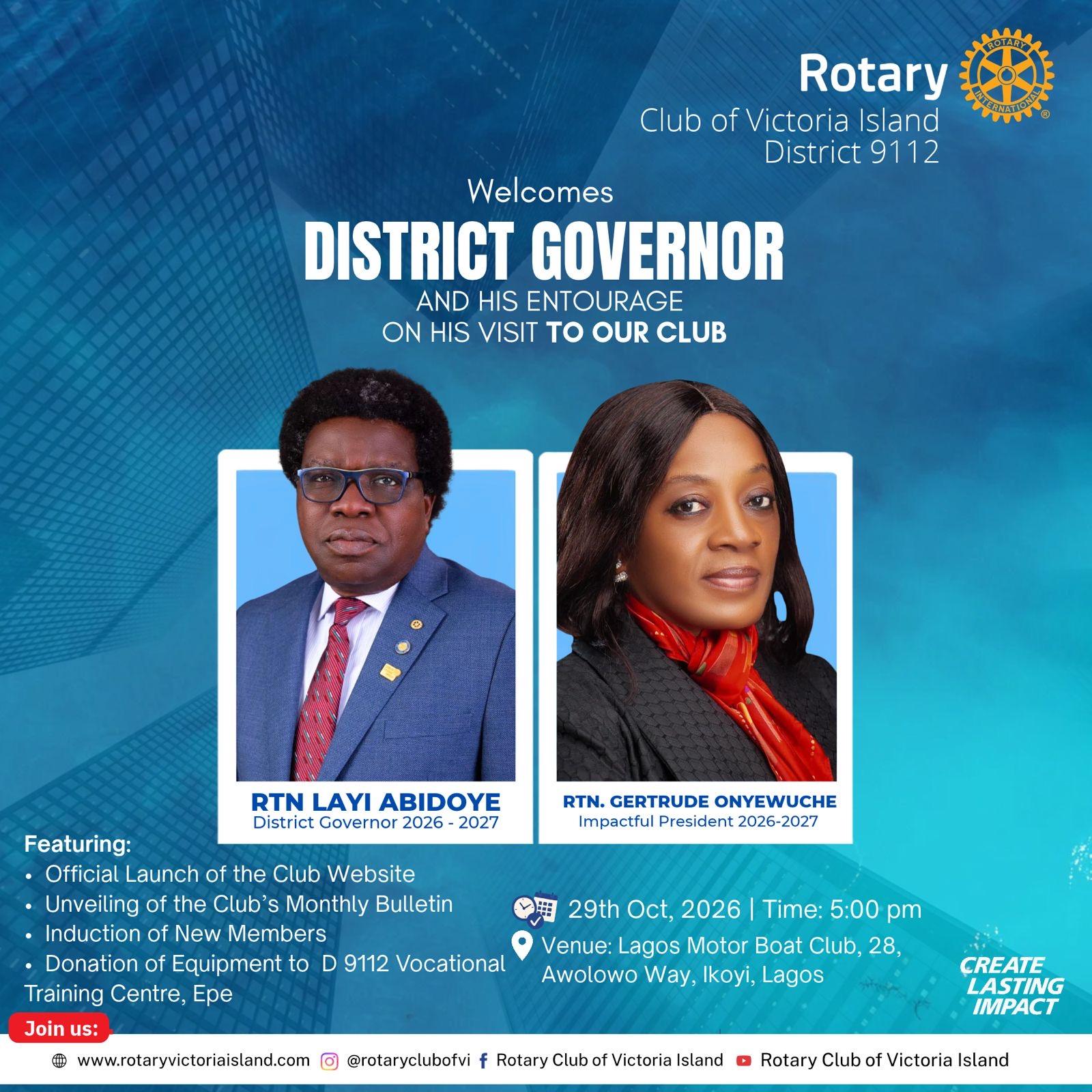 District Governor's Official Visit