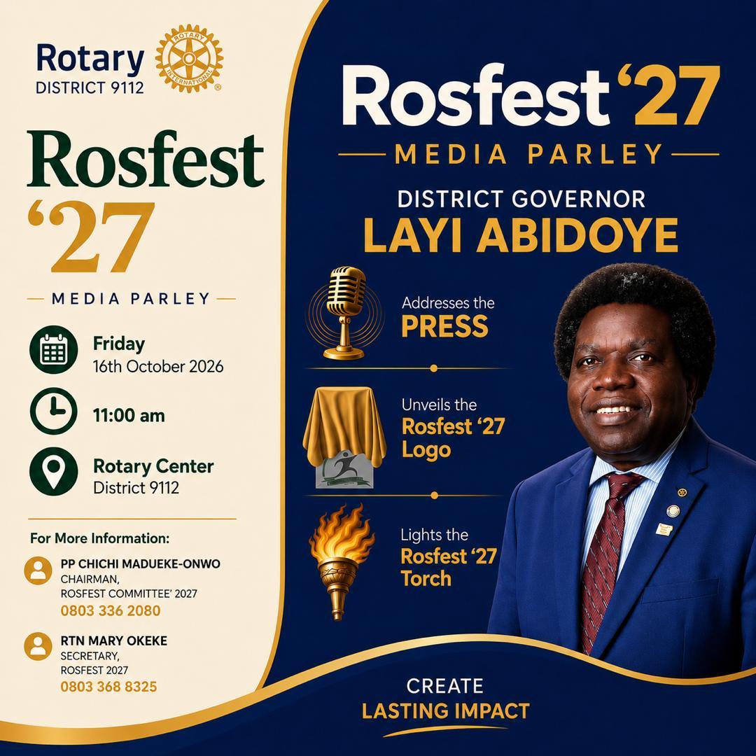 Rosfest '27 Media Parley — poster